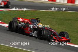 11.05.2007 Barcelona, Spain,  Lewis Hamilton (GBR), McLaren Mercedes, MP4-22 - Formula 1 World Championship, Rd 4, Spanish Grand Prix, Friday Practice