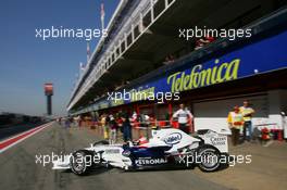 11.05.2007 Barcelona, Spain,  Robert Kubica (POL), BMW Sauber F1 Team, F1.07 - Formula 1 World Championship, Rd 4, Spanish Grand Prix, Friday Practice