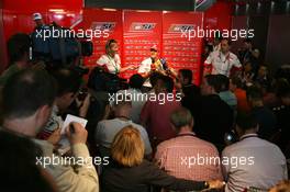 11.05.2007 Barcelona, Spain,  Michael Schumacher (GER), Scuderia Ferrari, Advisor, Press conference - Formula 1 World Championship, Rd 4, Spanish Grand Prix, Friday