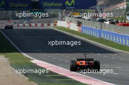 11.05.2007 Barcelona, Spain,  Adrian Sutil (GER), Spyker F1 Team, F8-VII - Formula 1 World Championship, Rd 4, Spanish Grand Prix, Friday Practice