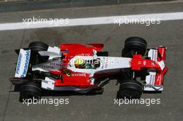 11.05.2007 Barcelona, Spain,  Ralf Schumacher (GER), Toyota Racing, TF107 - Formula 1 World Championship, Rd 4, Spanish Grand Prix, Friday Practice