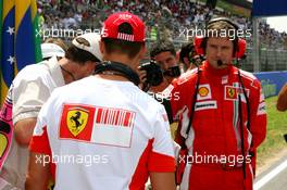 13.05.2007 Barcelona, Spain,  Michael Schumacher (GER), Scuderia Ferrari, Advisor, on the grid - Formula 1 World Championship, Rd 4, Spanish Grand Prix, Sunday Pre-Race Grid