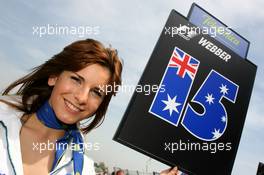 13.05.2007 Barcelona, Spain,  Grid girl - Formula 1 World Championship, Rd 4, Spanish Grand Prix, Sunday Grid Girl