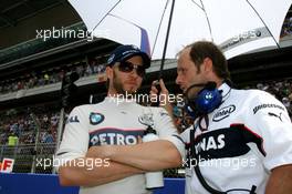 13.05.2007 Barcelona, Spain,  Nick Heidfeld (GER), BMW Sauber F1 Team - Formula 1 World Championship, Rd 4, Spanish Grand Prix, Sunday Pre-Race Grid