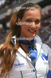 13.05.2007 Barcelona, Spain,  Grid girl - Formula 1 World Championship, Rd 4, Spanish Grand Prix, Sunday Grid Girl