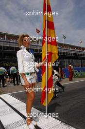 13.05.2007 Barcelona, Spain,  Grid girl - Formula 1 World Championship, Rd 4, Spanish Grand Prix, Sunday Grid Girl