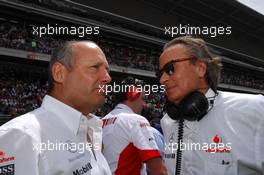 13.05.2007 Barcelona, Spain,  Ron Dennis (GBR), McLaren, Team Principal, Chairman and Mansour Ojeh, Commercial Director of the TAG McLaren - Formula 1 World Championship, Rd 4, Spanish Grand Prix, Sunday Pre-Race Grid