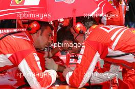 13.05.2007 Barcelona, Spain,  The car of Felipe Massa (BRA), Scuderia Ferrari - Formula 1 World Championship, Rd 4, Spanish Grand Prix, Sunday Pre-Race Grid