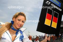 13.05.2007 Barcelona, Spain,  Grid girl - Formula 1 World Championship, Rd 4, Spanish Grand Prix, Sunday Grid Girl