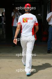 13.05.2007 Barcelona, Spain,  Michael Schumacher (GER), Scuderia Ferrari, Advisor, on the grid - Formula 1 World Championship, Rd 4, Spanish Grand Prix, Sunday Pre-Race Grid