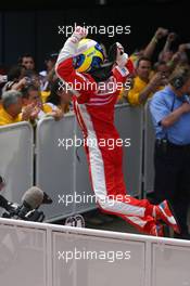 13.05.2007 Barcelona, Spain,  1st place Felipe Massa (BRA), Scuderia Ferrari - Formula 1 World Championship, Rd 4, Spanish Grand Prix, Sunday Podium