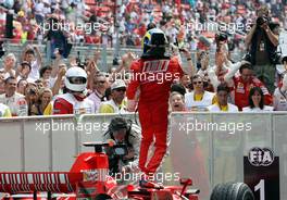 13.05.2007 Barcelona, Spain,  Winner, Felipe Massa (BRA), Scuderia Ferrari - Formula 1 World Championship, Rd 4, Spanish Grand Prix, Sunday Podium