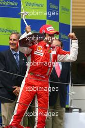 13.05.2007 Barcelona, Spain,  Winner, 1st, Felipe Massa (BRA), Scuderia Ferrari, F2007 - Formula 1 World Championship, Rd 4, Spanish Grand Prix, Sunday Podium