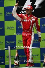 13.05.2007 Barcelona, Spain,  Felipe Massa (BRA), Scuderia Ferrari - Formula 1 World Championship, Rd 4, Spanish Grand Prix, Sunday Podium