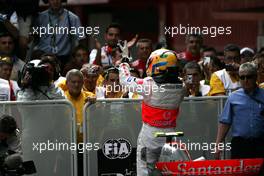 13.05.2007 Barcelona, Spain,  Lewis Hamilton (GBR), McLaren Mercedes - Formula 1 World Championship, Rd 4, Spanish Grand Prix, Sunday Podium