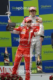 13.05.2007 Barcelona, Spain,  Felipe Massa (BRA), Scuderia Ferrari - Formula 1 World Championship, Rd 4, Spanish Grand Prix, Sunday Podium