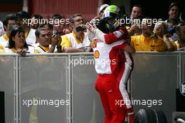 13.05.2007 Barcelona, Spain,  Felipe Massa (BRA), Scuderia Ferrari - Formula 1 World Championship, Rd 4, Spanish Grand Prix, Sunday Podium