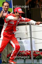 13.05.2007 Barcelona, Spain,  Winner, 1st, Felipe Massa (BRA), Scuderia Ferrari, F2007 - Formula 1 World Championship, Rd 4, Spanish Grand Prix, Sunday Podium