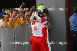 13.05.2007 Barcelona, Spain,  1st place Felipe Massa (BRA), Scuderia Ferrari - Formula 1 World Championship, Rd 4, Spanish Grand Prix, Sunday Podium