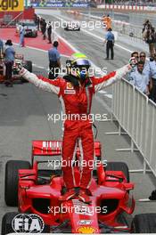 13.05.2007 Barcelona, Spain,  1st place Felipe Massa (BRA), Scuderia Ferrari - Formula 1 World Championship, Rd 4, Spanish Grand Prix, Sunday Podium