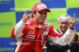 13.05.2007 Barcelona, Spain,  Winner, 1st, Felipe Massa (BRA), Scuderia Ferrari, F2007 - Formula 1 World Championship, Rd 4, Spanish Grand Prix, Sunday Podium