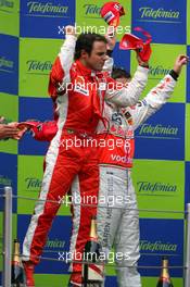 13.05.2007 Barcelona, Spain,  Winner, 1st, Felipe Massa (BRA), Scuderia Ferrari, F2007 - Formula 1 World Championship, Rd 4, Spanish Grand Prix, Sunday Podium