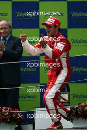 13.05.2007 Barcelona, Spain,  Felipe Massa (BRA), Scuderia Ferrari - Formula 1 World Championship, Rd 4, Spanish Grand Prix, Sunday Podium