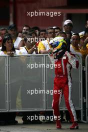 13.05.2007 Barcelona, Spain,  Felipe Massa (BRA), Scuderia Ferrari - Formula 1 World Championship, Rd 4, Spanish Grand Prix, Sunday Podium