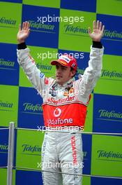 13.05.2007 Barcelona, Spain,  3rd place Fernando Alonso (ESP), McLaren Mercedes - Formula 1 World Championship, Rd 4, Spanish Grand Prix, Sunday Podium