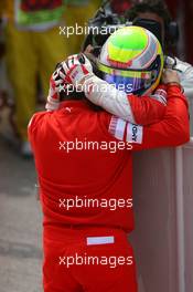 13.05.2007 Barcelona, Spain,  Jean Todt (FRA), Scuderia Ferrari, Ferrari CEO with 1st place Felipe Massa (BRA), Scuderia Ferrari - Formula 1 World Championship, Rd 4, Spanish Grand Prix, Sunday Podium