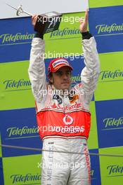 13.05.2007 Barcelona, Spain,  3rd, Fernando Alonso (ESP), McLaren Mercedes - Formula 1 World Championship, Rd 4, Spanish Grand Prix, Sunday Podium