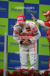 13.05.2007 Barcelona, Spain,  3rd place Fernando Alonso (ESP), McLaren Mercedes - Formula 1 World Championship, Rd 4, Spanish Grand Prix, Sunday Podium