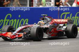 13.05.2007 Barcelona, Spain,  2nd, Lewis Hamilton (GBR), McLaren Mercedes, MP4-22 - Formula 1 World Championship, Rd 4, Spanish Grand Prix, Sunday Podium