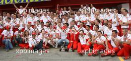 13.05.2007 Barcelona, Spain,  Michael Schumacher (GER), Scuderia Ferrari, Advisor, Jean Todt (FRA), Scuderia Ferrari, Ferrari CEO, Felipe Massa (BRA), Scuderia Ferrari - Formula 1 World Championship, Rd 4, Spanish Grand Prix, Sunday Podium