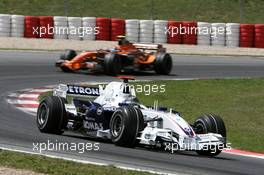 13.05.2007 Barcelona, Spain,  Nick Heidfeld (GER), BMW Sauber F1 Team, F1.07 - Formula 1 World Championship, Rd 4, Spanish Grand Prix, Sunday Race