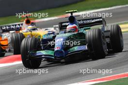 13.05.2007 Barcelona, Spain,  Rubens Barrichello (BRA), Honda Racing F1 Team, RA107 - Formula 1 World Championship, Rd 4, Spanish Grand Prix, Sunday Race