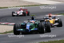 13.05.2007 Barcelona, Spain,  Rubens Barrichello (BRA), Honda Racing F1 Team - Formula 1 World Championship, Rd 4, Spanish Grand Prix, Sunday Race