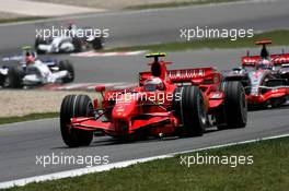 13.05.2007 Barcelona, Spain,  Kimi Raikkonen (FIN), Räikkönen, Scuderia Ferrari - Formula 1 World Championship, Rd 4, Spanish Grand Prix, Sunday Race