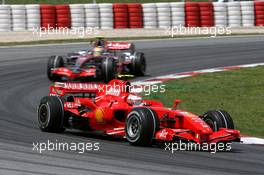 13.05.2007 Barcelona, Spain,  Kimi Raikkonen (FIN), Räikkönen, Scuderia Ferrari, F2007 - Formula 1 World Championship, Rd 4, Spanish Grand Prix, Sunday Race