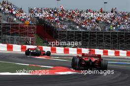 13.05.2007 Barcelona, Spain,  Kimi Raikkonen (FIN), Räikkönen, Scuderia Ferrari, F2007 - Formula 1 World Championship, Rd 4, Spanish Grand Prix, Sunday Race