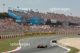 13.05.2007 Barcelona, Spain,  Giancarlo Fisichella (ITA), Renault F1 Team, R27 - Formula 1 World Championship, Rd 4, Spanish Grand Prix, Sunday Race