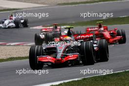 13.05.2007 Barcelona, Spain,  Lewis Hamilton (GBR), McLaren Mercedes - Formula 1 World Championship, Rd 4, Spanish Grand Prix, Sunday Race