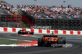 13.05.2007 Barcelona, Spain,  Christijan Albers (NED), Spyker F1 Team, F8-VII - Formula 1 World Championship, Rd 4, Spanish Grand Prix, Sunday Race