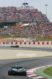 13.05.2007 Barcelona, Spain,  Rubens Barrichello (BRA), Honda Racing F1 Team, RA107 - Formula 1 World Championship, Rd 4, Spanish Grand Prix, Sunday Race