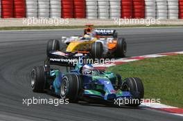 13.05.2007 Barcelona, Spain,  Jenson Button (GBR), Honda Racing F1 Team, RA107 - Formula 1 World Championship, Rd 4, Spanish Grand Prix, Sunday Race