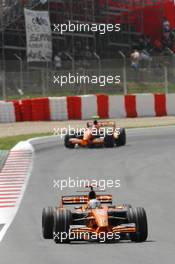 13.05.2007 Barcelona, Spain,  Adrian Sutil (GER), Spyker F1 Team, F8-VII - Formula 1 World Championship, Rd 4, Spanish Grand Prix, Sunday Race