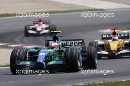 13.05.2007 Barcelona, Spain,  Rubens Barrichello (BRA), Honda Racing F1 Team - Formula 1 World Championship, Rd 4, Spanish Grand Prix, Sunday Race