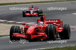 13.05.2007 Barcelona, Spain,  Kimi Raikkonen (FIN), Räikkönen, Scuderia Ferrari - Formula 1 World Championship, Rd 4, Spanish Grand Prix, Sunday Race