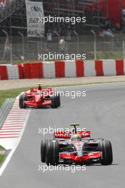 13.05.2007 Barcelona, Spain,  Lewis Hamilton (GBR), McLaren Mercedes, MP4-22 - Formula 1 World Championship, Rd 4, Spanish Grand Prix, Sunday Race