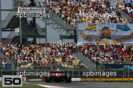 12.05.2007 Barcelona, Spain,  Ralf Schumacher (GER), Toyota Racing, TF107 - Formula 1 World Championship, Rd 4, Spanish Grand Prix, Saturday Qualifying